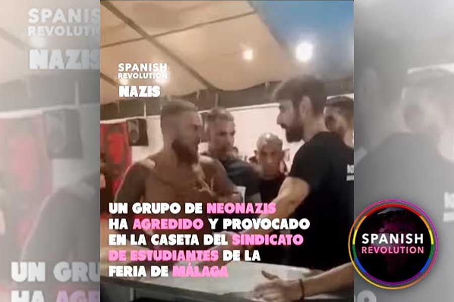 fascistas atacan caseta del se