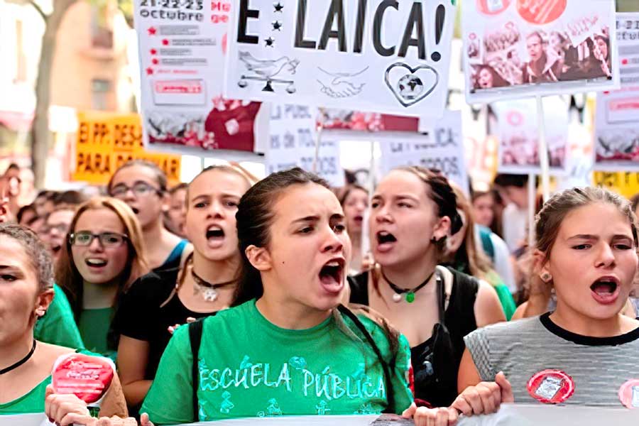 Manifestación estudiantes